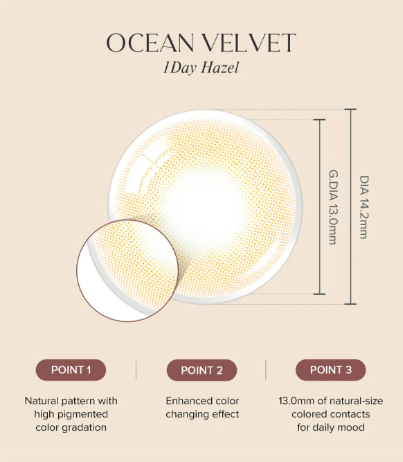 Ocean Velvet Hazel